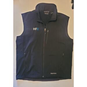 Marmot Soft Shell Full Zip Vest Men’s 2XL Outdoors Hiking PERSONAL EMBROIDERY